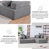 Oversized 103.5" Boucle Foam-Filled Modular Sectional Sofa, 2-Piece Free Combination, No Assembly Required - 3 of 4