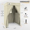 EAGLE PEAK 4x4 Pop Up Canopy, Portable Privacy Changing Room Photoshoots - 3 of 4