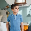 Hope & Henry Boys' Organic Short Sleeve Sweater Polo, Kids - 4 of 4