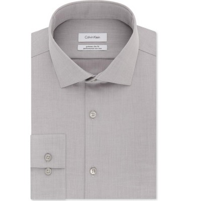 Calvin Klein Mens Non-Iron Button Down Dress Shirt