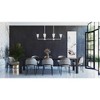 Progress Lighting Pinellas 6-Light Linear Chandelier, Whiteplaster, Opal Glass Shades - 2 of 3