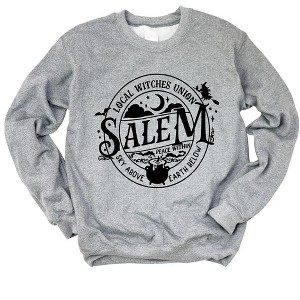 Simply Sage Market Women's Graphic Sweatshirt Local Witches Union - 1 of 4