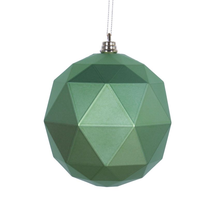 Vickerman 8" Geometric Ball Ornament, 1 of 3