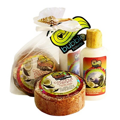 Coconut Volcano Mini Lotion and Loofah Soap Gift Set