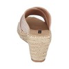 GC Shoes Darline Cross Strap Espadrille Comfort Slide Wedge Sandals - 3 of 4