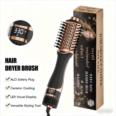 NICEBAY Hair Dryer Brush, Blow Dryer Brush with Display Screen, One Step Hot Air Brush for Hair Drying, Styling and Volumizing