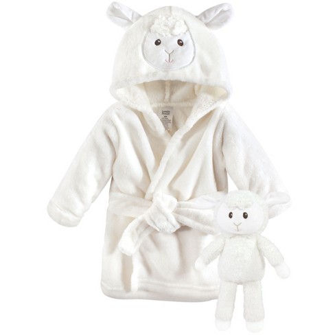 Hudson Baby Unisex Baby Plush Animal Face Bathrobe, Modern Bunny, 0-9 Months price in UAE | Amazon UAE