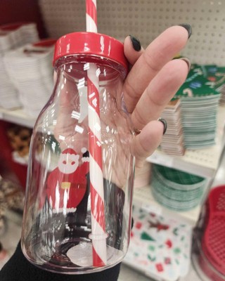 12oz Christmas Santa Tumbler With Straw - Wondershop™ : Target