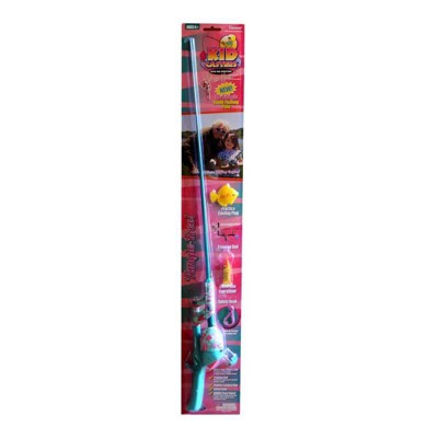 Kid Casters Jimmy Houston No Tangle Fishing Rod - Pink