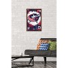 Trends International NHL Columbus Blue Jackets - Maximalist Logo 23 Framed Wall Poster Prints - 2 of 4
