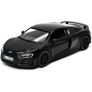 KiNSMART - 2020 Audie R8 Coupe 5Inch 1:36 Scale Die Cast Model Toy Super Car w/Pull Back Action (Black) - 1 of 1