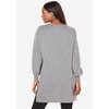 Roaman's Women's Plus Size Blouson Sleeve High-Low Sweatshirt - image 3 of 4