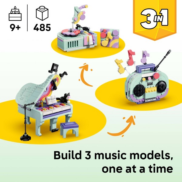 LEGO Creator 3 en 1 Decoración Musical Piano con Gato 31392 2