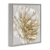 Stupell Industries Modern Glam White Flower Petals Framed Giclee Art, Gray, 17" x 17" - 2 of 4