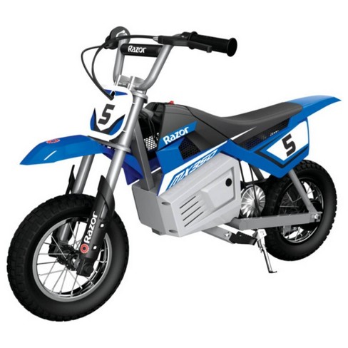 Razor 24V MX350 Dirt Rocket Electric Powered Ride On Bike Blue