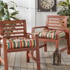Kensington Garden 2pc 20"x20" Outdoor Chair Cushions - 2 of 4