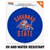 Savannah State University Tigers Logo Automotive Car Window Locker Circle Bumper Sticker - 2 of 4