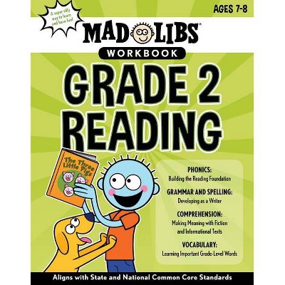 Mad Libs Workbook: Grade 2 Reading - (Mad Libs Workbooks) (Paperback)