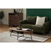 Mezzy Coffee Table Natural Acacia - South Shore: Modern Urban Style, Metal Legs, Open Shelf - 2 of 4