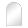 PexFix 35.8" x 24" Arched White Bathroom Medicine Cabinet with Mirror Wooden Framed Wall Mounted Recessed Cabinets for Bathroom Vanity with 2 Shelves - 3 of 4