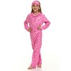 Barbie Fleece Pajama Coverall and Sleep Mask PJs Set - 4 of 4