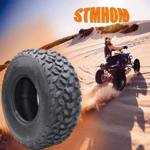 Set of 2 Sport ATV Tires 19x7-8 All Terrain Tires Mini Bike Tires, 4PR Tubless - 1 of 4