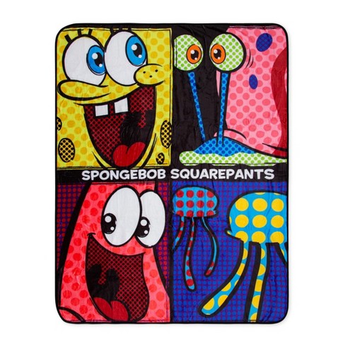 Spongebob squarepants discount fleece blanket throw