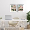 Stupell Industries Minty Garden Flowers , Gray, 13" x 16" - 2 of 4