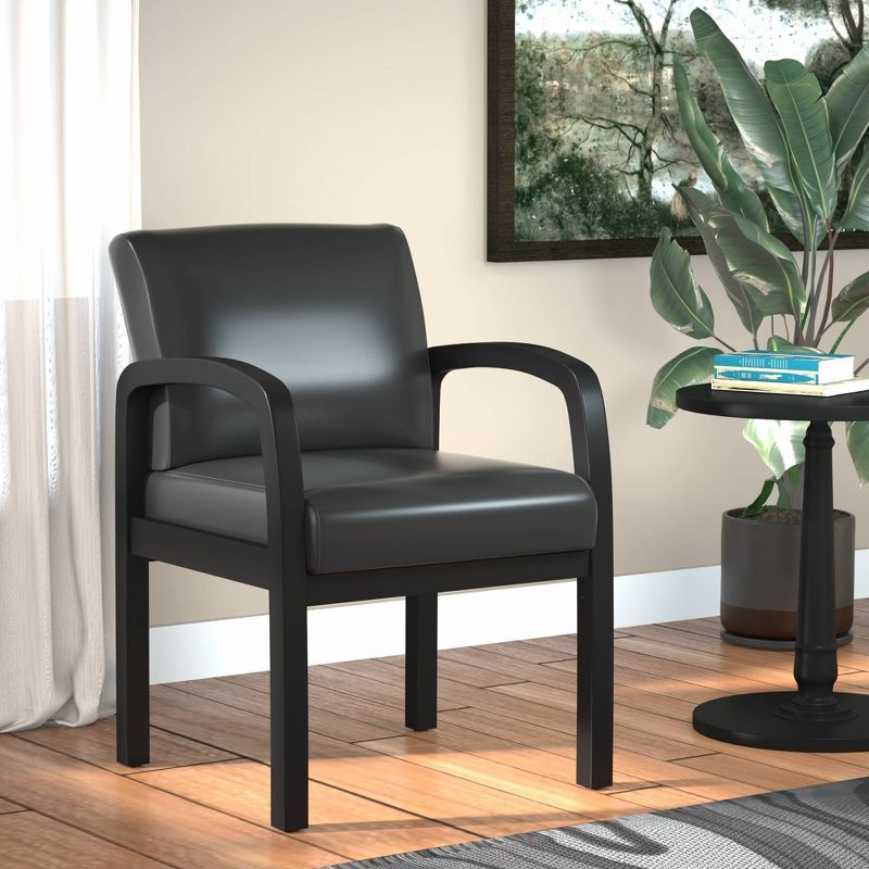 Office Guest Chair Black - Boss Office Products, 3 of 8