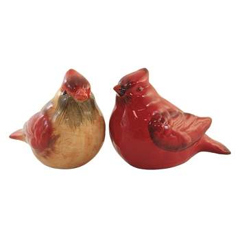 2.75 In Cardinal Salt And Pepper Shaker Red Bird Male Female Salt And Pepper Shakers