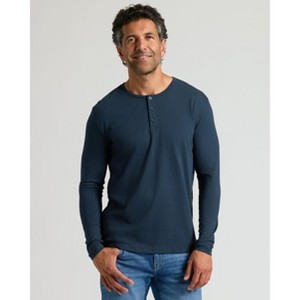 Men's Classic Long Sleeve Henley - True Classic - 1 of 4