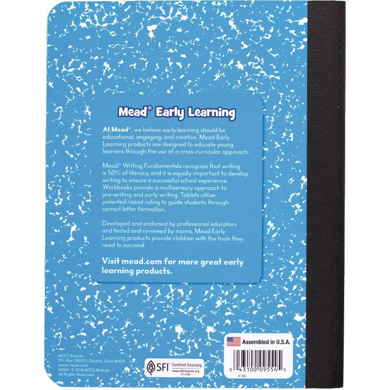 Mead Primary Journal Half Page Ruled, 100 Sheets Per Book, Pack of 6, 3 of 6