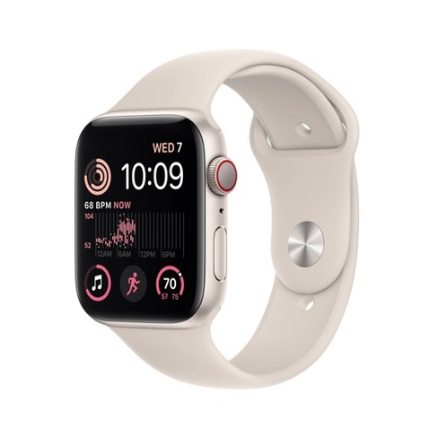 Apple Watch Series 9 - 45mm - GPS + Cellular - Starlight Aluminum Case - Starlight Sport Loop