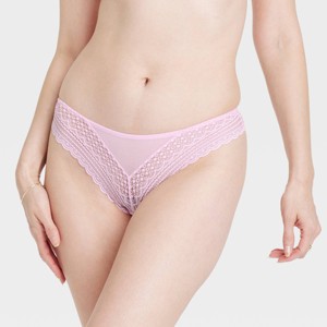 Women's Geo Lace Thong Underwear - Auden™ - 1 of 4
