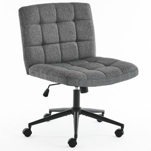 Elegant Armless Office Chair Desk Chair - 1 of 2