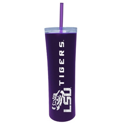 NCAA LSU Tigers 18oz Stainless Steel Skinny Tumbler