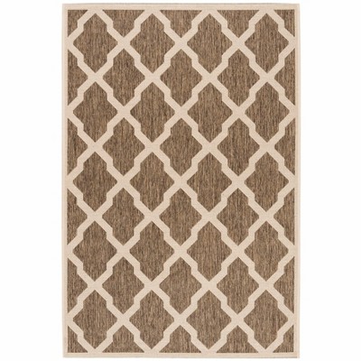 Hampton Htn233 Power Loomed Indoor/outdoor Area Rug - Beige/ivory - 4 ...