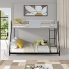NicBex Twin Over Full Bunk Bed with Safety Vent Board Guardrail,Twin Loft Bed with Built-In Ladder,Noise Reduced Bunk Beds for Bedroom - 2 of 4