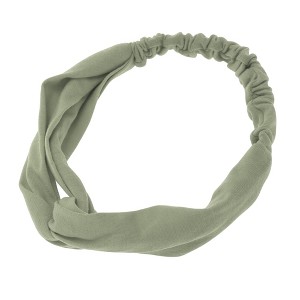 Unique Bargains Women's Simple Solid Elastic Cross Headwrap 1 Pc - 1 of 4