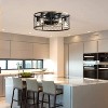 BestParts 20" Industrial Caged Ceiling Fan with Remote Control, Reversible Motor, Energy Efficiency - 3 of 4