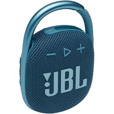 JBL Clip 4 Portable Speaker with Bluetooth, Built-in Battery, Waterproof and Dustproof Feature Blue Manufacturer Refurbished