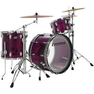 Ludwig Vistalite 3-Piece Pro Beat Shell Pack With 24" Bass Drum - 1 of 3