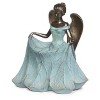 Roman 13.25" Angel Curtsy Bird Bath Outdoor Garden Statue Bronze - 2 of 4