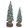 Transpac Resin 15 in. Brown Christmas Woodland Tree Set of 2 - 2 of 3