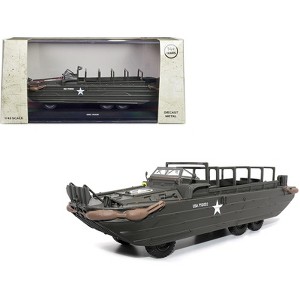 GMC DUKW Amphibious Vehicle Olive Drab "United States Army" 1/43 Diecast Model by Militaria Die Cast - 1 of 4