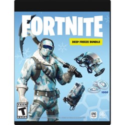 fortnite deep freeze bundle playstation 4 - fortnite disc