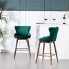 NicBex Set of 2 Bar Stools for Kitchen Island,Modern Counter Bar Stools with Wood Legs,20.5 inch Bar Chairs for Dining Rooms,Kitchens Islands - 3 of 4