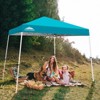 EAGLE PEAK Slant Leg Pop-up Canopy Tent Easy One Person Setup Instant Outdoor Beach Canopy Folding Portable Sports Shelter - 2 of 4