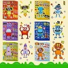 Joyfy 36 Pcs Make a face Stickers for Kids  9"x6" Make Your Own Robot  Stickers Party Favors Kids Crafts Goodie Bags Stuffers Classroom Activities - 2 of 4