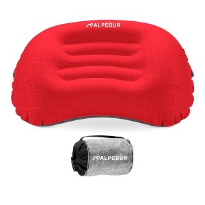 Alpcour Ultralight Inflatable Camping Pillow with Carry Case - 1 of 4